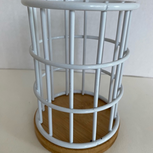 White Wooden Organizer Set - Picture 9 of 12